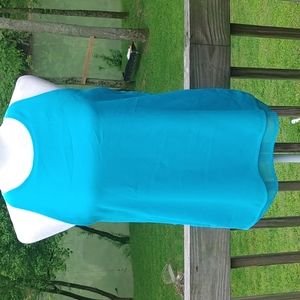 Violet + Claire Blue Halter Top size M